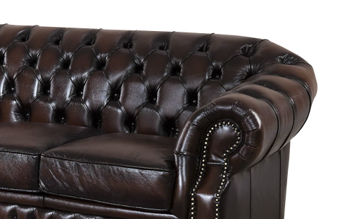 Диван B-128 лавсит (2-х местный) коричневый. Фото №16