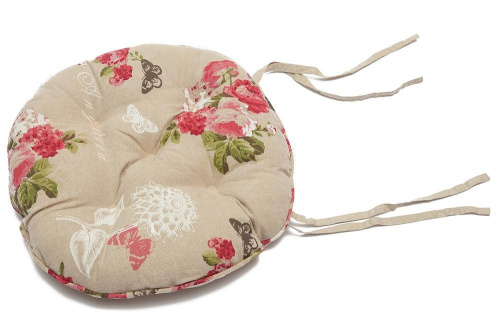 Подушка на стул круглая (D 400) Secret De Maison Summer Garden. Фото №1