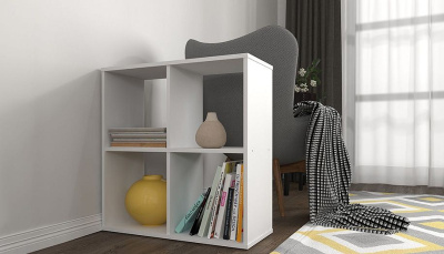 Стеллаж Polini Home Smart, белый. Фото №5