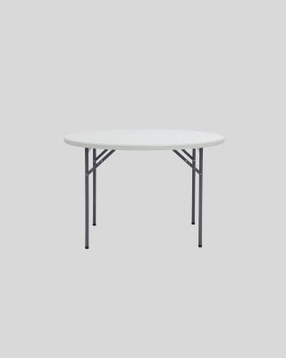 Стол круглый складной пластиковый Кейт 116. Фото №4