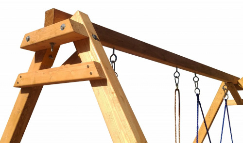 Качели детские Р911-22, коричневый. Фото №5