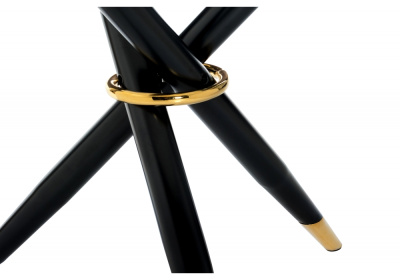 Стол стеклянный Rock white / black. Фото №4