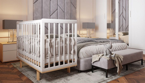 Кроватка Polini Kids Simple 340, белый. Фото №13