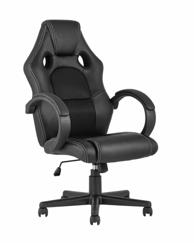 Кресло игровое TopChairs Renegade черное. Фото №1