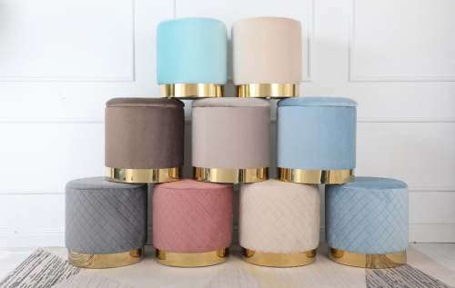 Пуф FS-002-40 серый. Фото №6