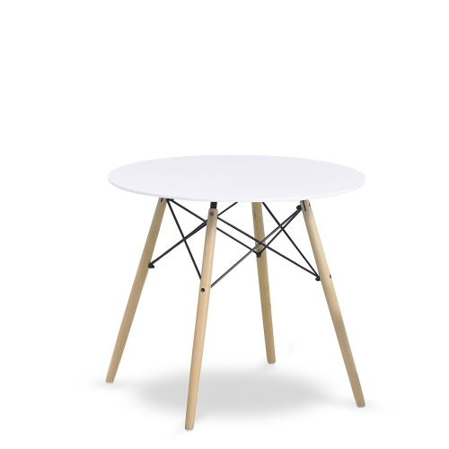 Стол DT-902-2 белый (Ф 100 СМ). Фото №1