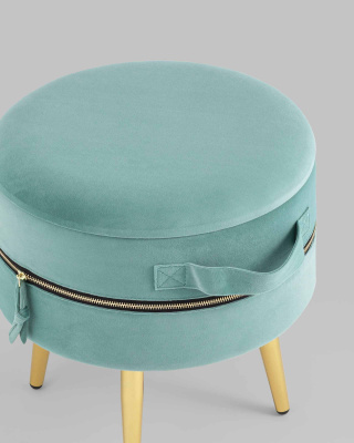 Пуф Тильда велюр мятный фото Пуф Тильда велюр мятный. Фото №5