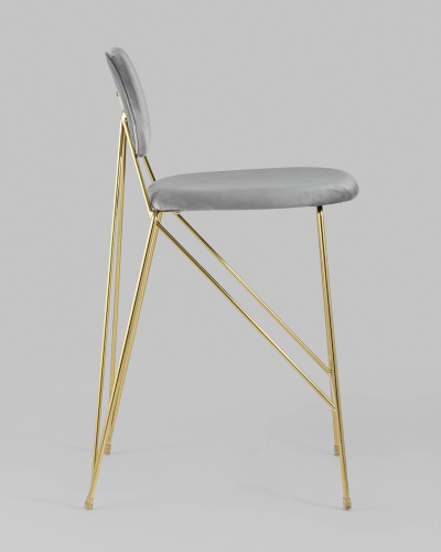 Стул Элис полубарный светло-серый. Фото №5