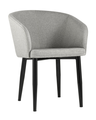 Кресло Ральф рогожка серый. Фото