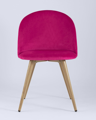 Стул Лион велюр розовый. Фото