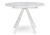 Стол стеклянный Трейси 110 белый. Фото №3