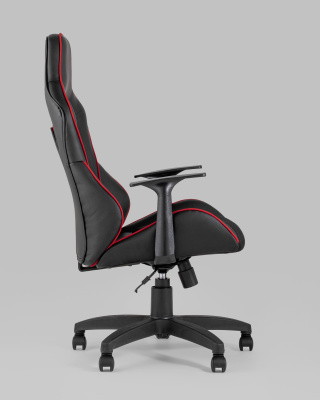 Кресло игровое TopChairs Meteor черное фото Кресло игровое TopChairs Meteor черное. Фото №4