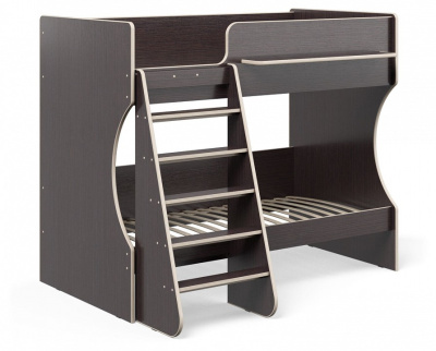 Кровать двухъярусная Р434 Капризун 3, древесина коричневая светлая дуб фото Кровать двухъярусная Р434 Капризун 3, древесина коричневая светлая дуб. Фото №3