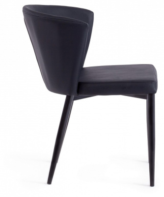 Стул AMY ( mod 09)  металл, PU, 57x52.5x75, черный (поставляется по 2 шт). Фото