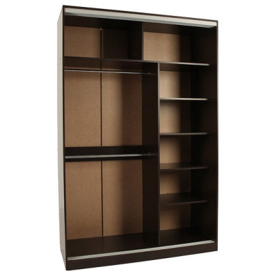 Рио 1-600 Амели (полки справа) венге. Фото