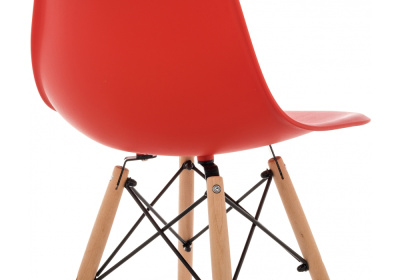 Стул деревянный Eames PC-015 красный. Фото №5