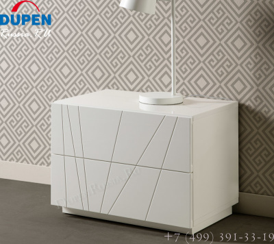 Тумба прикроватная DUPEN М-137 OCEAN белая. Фото №5