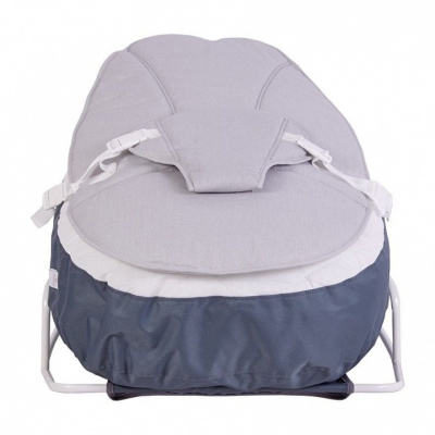 Шезлонг детский Polini kids, серый. Фото №4