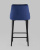 Стул полубарный Коби велюр синий. Фото №6