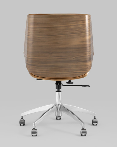 Кресло офисное TopChairs Crown коричневое фото Кресло офисное TopChairs Crown коричневое. Фото №6