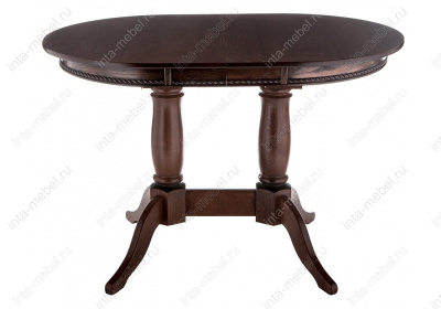 Стол деревянный Кантри 120 орех с коричневой патиной. Фото