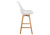 Барный стул Burbon белый. Фото №4