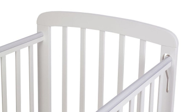 Кроватка Polini Kids Simple 304, белый фото Кроватка Polini Kids Simple 304, белый. Фото №5