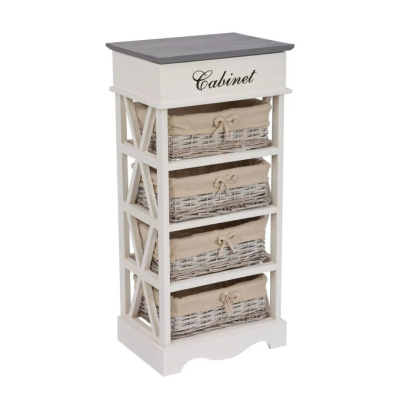 Комод с четырьмя корзинами HX13-054 фото Комод с четырьмя корзинами HX13-054. Фото №2