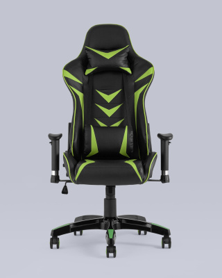 Кресло игровое TopChairs Corvette зеленое фото Кресло игровое TopChairs Corvette зеленое. Фото №5