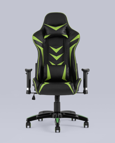 Кресло игровое TopChairs Corvette зеленое. Фото №5