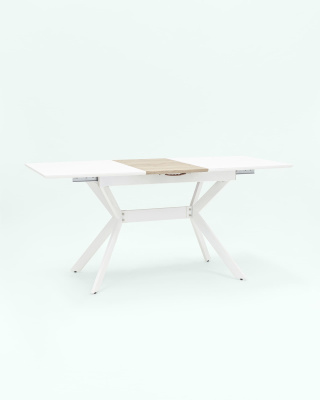 Стол обеденный Орландо раскладной 120-160*80 белый. Фото