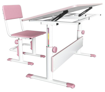 Стол учебный Polini Kids City D2, белый. Фото №3