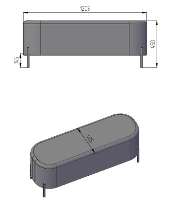 Пуф большой Gawaii Зеленый. Фото №3