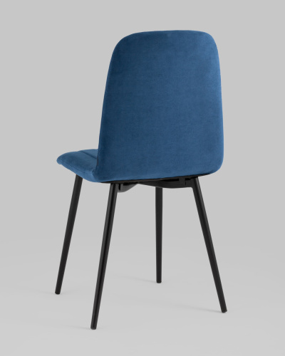 Стул Easy велюр синий. Фото №7