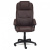Компьютерное кресло BERGAMO кож/зам, коричневый, 36-36  id -. Фото №2