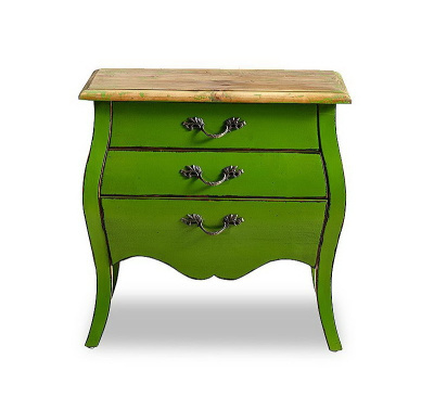 Тумбочка прикроватная FL 4015 зеленая фото Тумбочка прикроватная FL 4015 зеленая. Фото №3