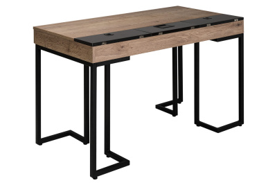 Стол рабочий лофт дуб табак графит . Фото №5