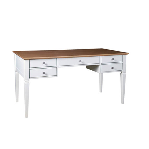 Стол письменный "Ольса" 005 (белый лак/антик). Фото №1