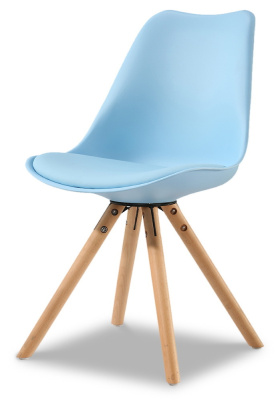 Стул PW072Y голубой. Фото №3