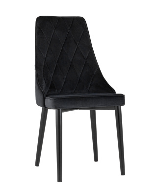 Стул Версаль велюр черный фото Стул Версаль велюр черный. Фото №2
